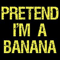 Pretend Im A Banana Funny Lazy Halloween Costume Outfit Cooling Performance Crew T-Shirt