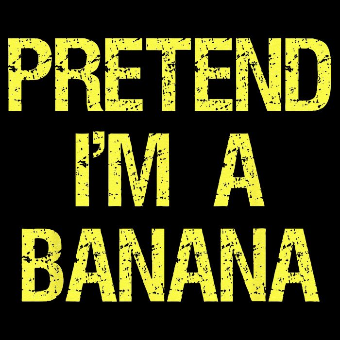 Pretend Im A Banana Funny Lazy Halloween Costume Outfit Cooling Performance Crew T-Shirt
