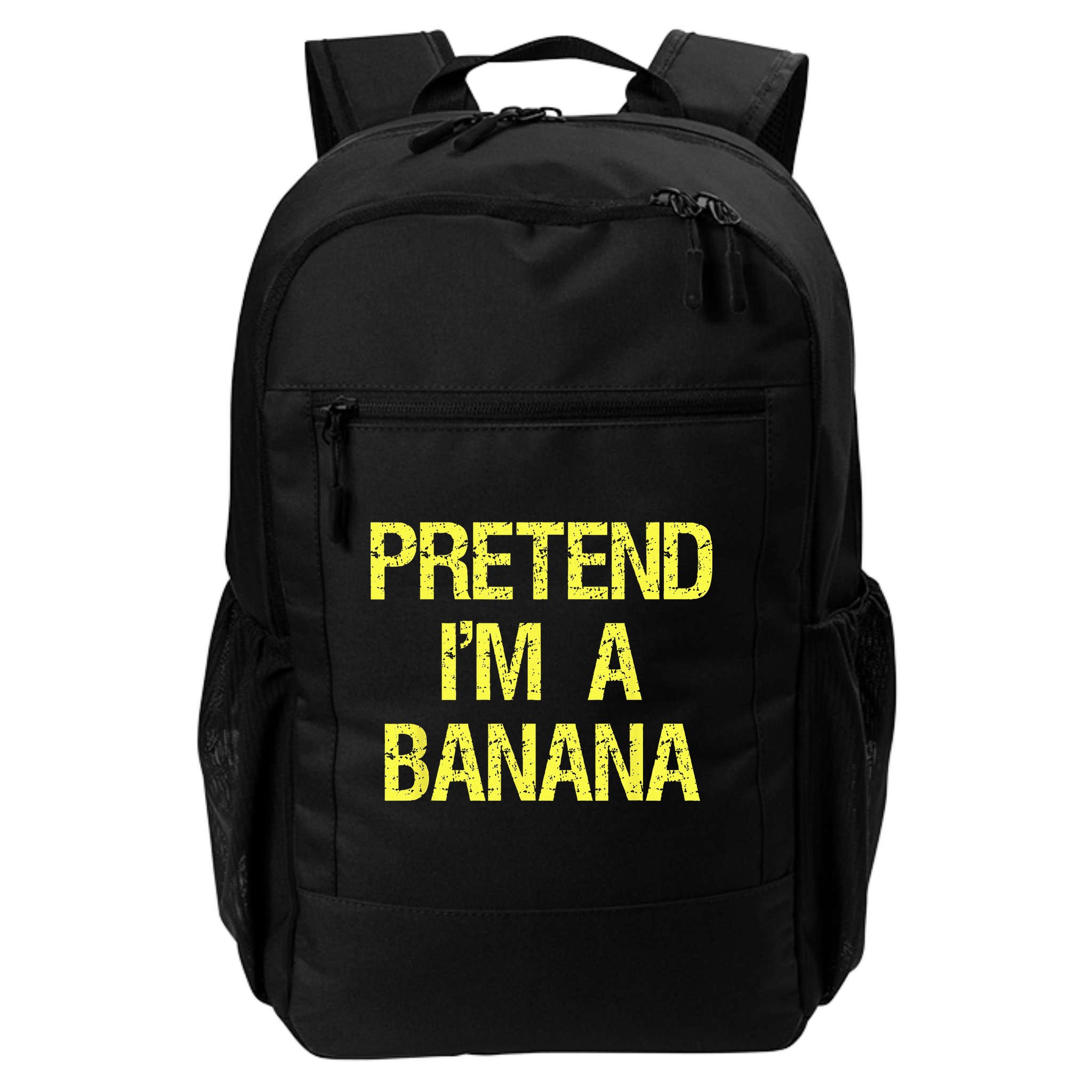 Pretend Im A Banana Funny Lazy Halloween Costume Outfit Backpack