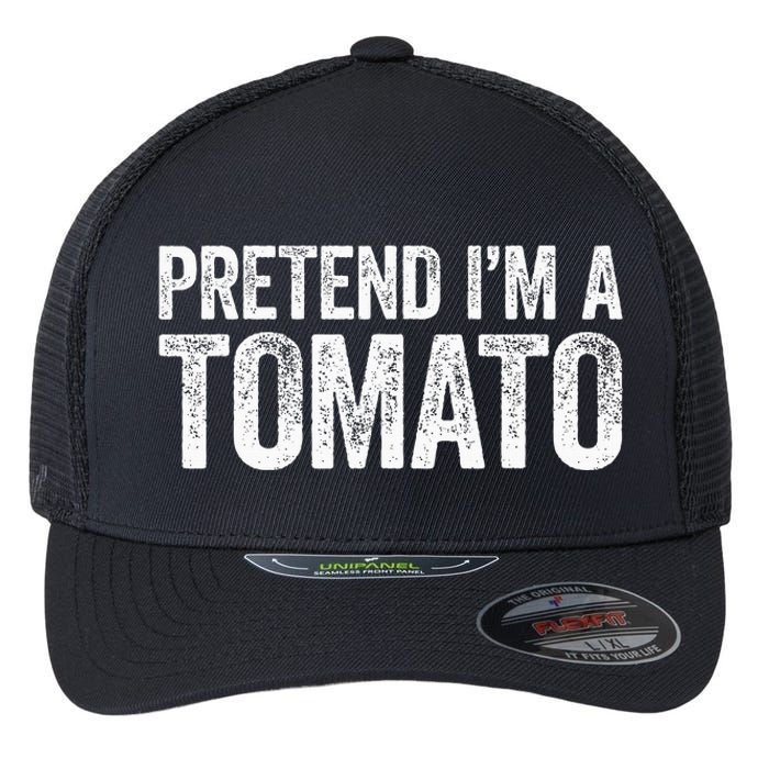 Pretend IM A Tomato Matching Costume Flexfit Unipanel Trucker Cap