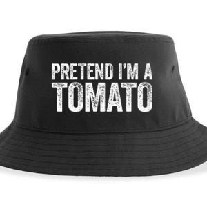 Pretend IM A Tomato Matching Costume Sustainable Bucket Hat