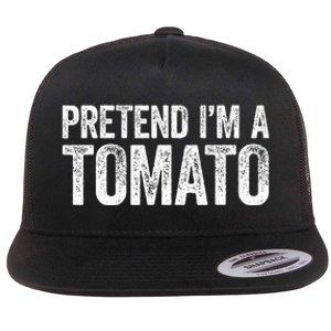 Pretend IM A Tomato Matching Costume Flat Bill Trucker Hat