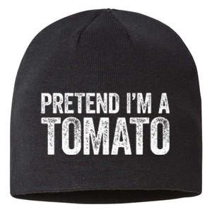 Pretend IM A Tomato Matching Costume Sustainable Beanie