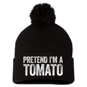 Pretend IM A Tomato Matching Costume Pom Pom 12in Knit Beanie