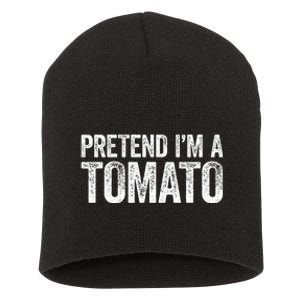 Pretend IM A Tomato Matching Costume Short Acrylic Beanie