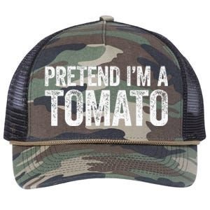 Pretend IM A Tomato Matching Costume Retro Rope Trucker Hat Cap