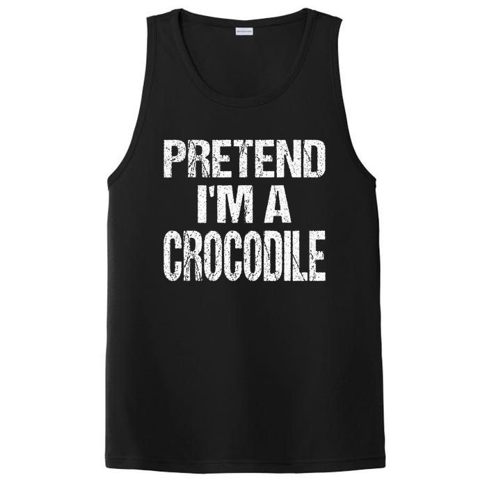 Pretend Im A Crocodile Easy Halloween Costume PosiCharge Competitor Tank