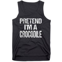 Pretend Im A Crocodile Easy Halloween Costume Tank Top