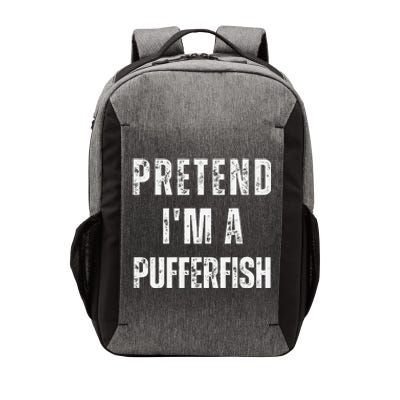 Pretend IM A Pufferfish Matching Costume Funny Halloween Vector Backpack