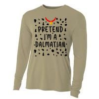 Pretend Im A Dalmatian Funny Lazy Halloween Costume Gift Cooling Performance Long Sleeve Crew