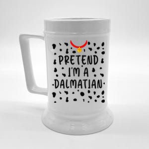 Pretend Im A Dalmatian Funny Lazy Halloween Costume Gift Beer Stein