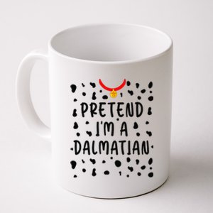 Pretend Im A Dalmatian Funny Lazy Halloween Costume Gift Coffee Mug