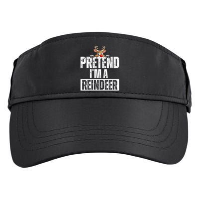 Pretend Im A Reindeer Funny Christmas Adult Drive Performance Visor