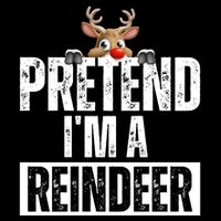 Pretend Im A Reindeer Funny Christmas Visor