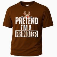 Pretend Im A Reindeer Funny Christmas Cooling Performance Crew T-Shirt