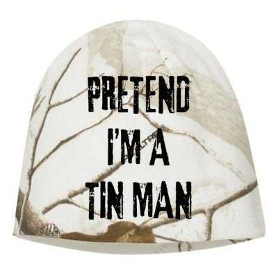 Pretend I'm A Tin Man Halloween Last Minute Costume Party Kati - Camo Knit Beanie