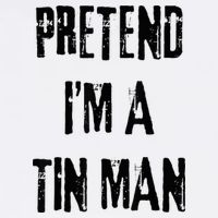 Pretend I'm A Tin Man Halloween Last Minute Costume Party Adult Drive Performance Visor