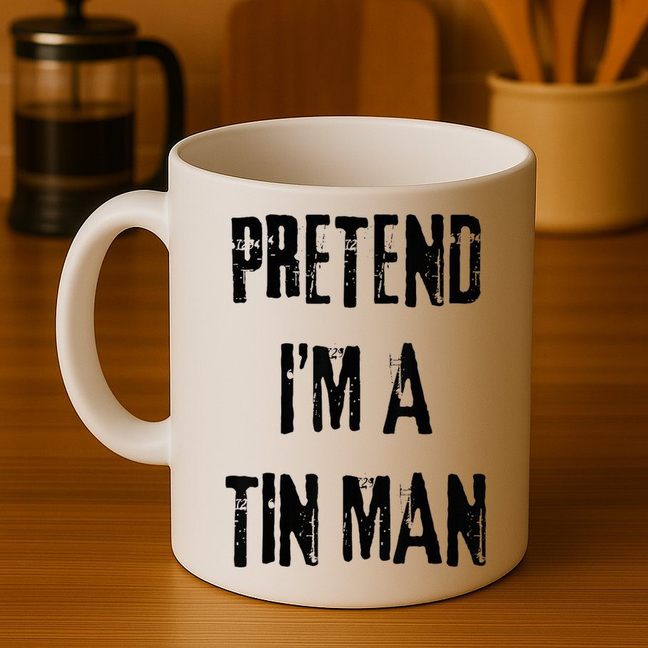 Pretend I'm A Tin Man Halloween Last Minute Costume Party Mug