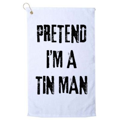 Pretend I'm A Tin Man Halloween Last Minute Costume Party Golf Towel