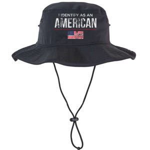 Proudly Identify As American No Identity Politics Legacy Cool Fit Booney Bucket Hat