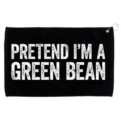 Pretend Im A Green Bean Matching Costume Grommeted Golf Towel