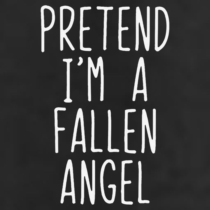 Pretend Im A Fallen Angel Halloween Lazy Easy Large Microfiber Waffle Golf Towel