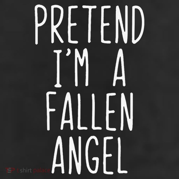 Pretend Im A Fallen Angel Halloween Lazy Easy 25L Jumbo Tote