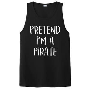 Pretend Im A Pirate Costume Party Funny Halloween Pirate PosiCharge Competitor Tank