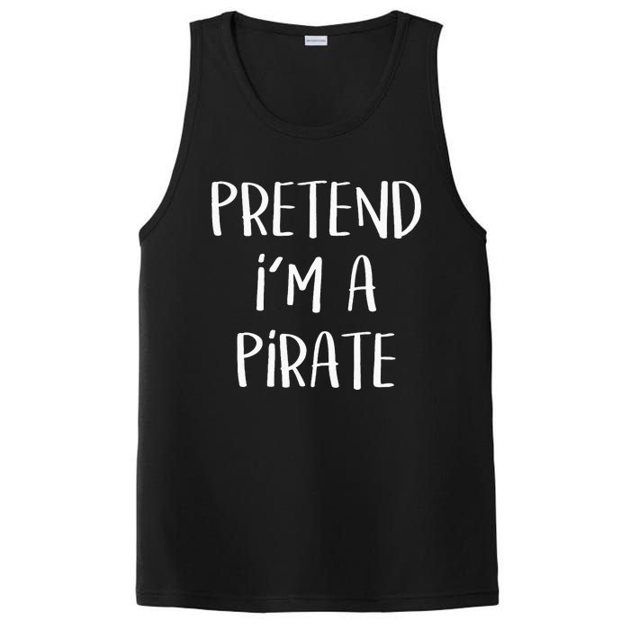 Pretend Im A Pirate Costume Party Funny Halloween Pirate PosiCharge Competitor Tank