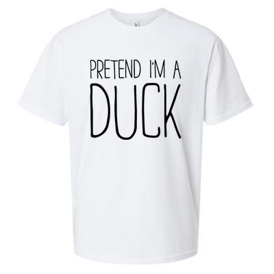 Pretend IM A Duck Adult Women Costume Sueded Cloud Jersey T-Shirt