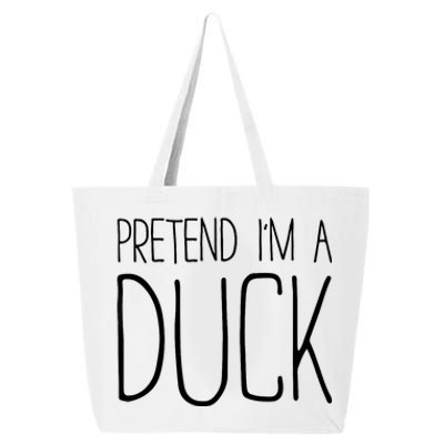 Pretend IM A Duck Adult Women Costume 25L Jumbo Tote