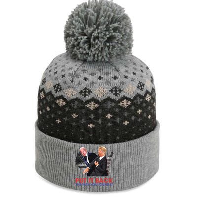 Put It Back The Way You Found It Funny Trump Slap Anti Biden The Baniff Cuffed Pom Beanie