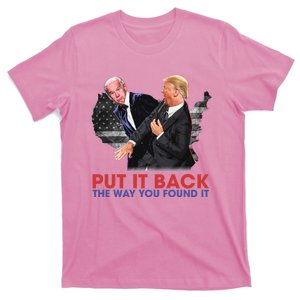 Put It Back The Way You Found It Funny Trump Slap Anti Biden T-Shirt