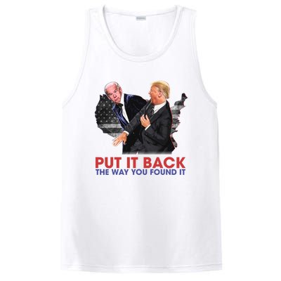 Put It Back The Way You Found It Funny Trump Slap Anti Biden PosiCharge Competitor Tank