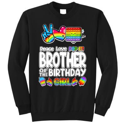 Pop It Brother Of The Birthday Toy Family Matching Sweatshirt