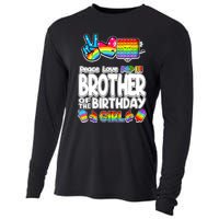 Pop It Brother Of The Birthday Toy Family Matching Cooling Performance Long Sleeve Crew