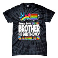 Pop It Brother Of The Birthday Toy Family Matching Tie-Dye T-Shirt