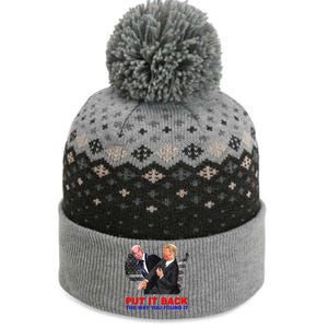 Put It Back The Way You Found It Donald Trump Anti Biden The Baniff Cuffed Pom Beanie