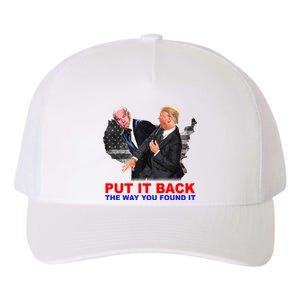 Put It Back The Way You Found It Donald Trump Anti Biden Yupoong Adult 5-Panel Trucker Hat