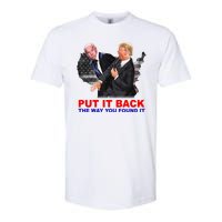 Put It Back The Way You Found It Donald Trump Anti Biden Softstyle CVC T-Shirt