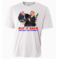 Put It Back The Way You Found It Donald Trump Anti Biden Cooling Performance Crew T-Shirt