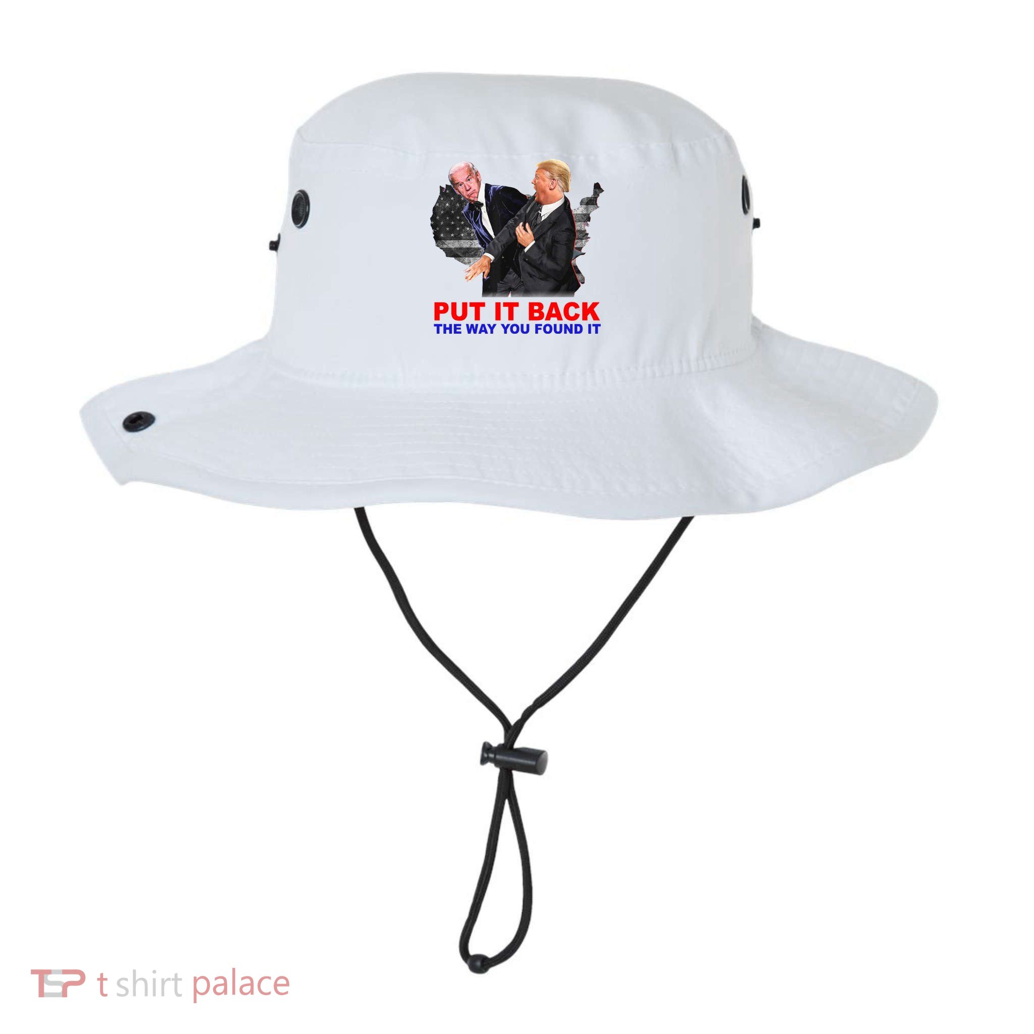 Put It Back The Way You Found It Donald Trump Anti Biden Bucket Hat
