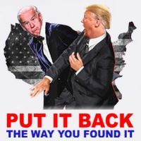 Put It Back The Way You Found It Donald Trump Anti Biden Baby Bodysuit