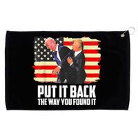 Put It Back The Way You Found It Funny Trump Slap Biden Grommeted Golf Towel