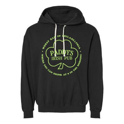 Paddy's Irish Bub Funny St Patricks Day Drinking Garment-Dyed Fleece Hoodie