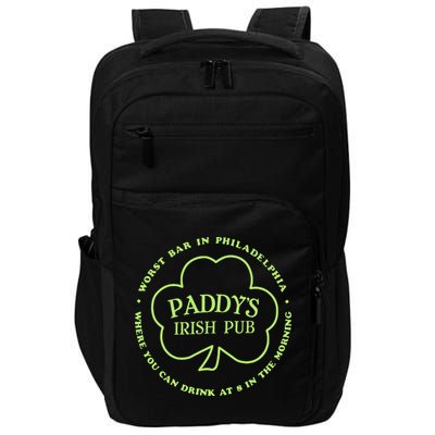 Paddy's Irish Bub Funny St Patricks Day Drinking Impact Tech Backpack