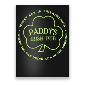 Paddy's Irish Bub Funny St Patricks Day Drinking Poster