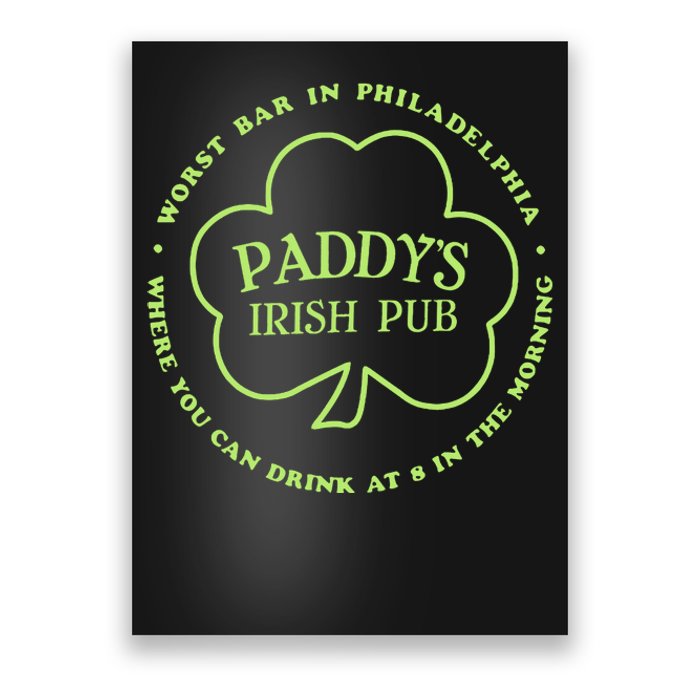 Paddy's Irish Bub Funny St Patricks Day Drinking Poster