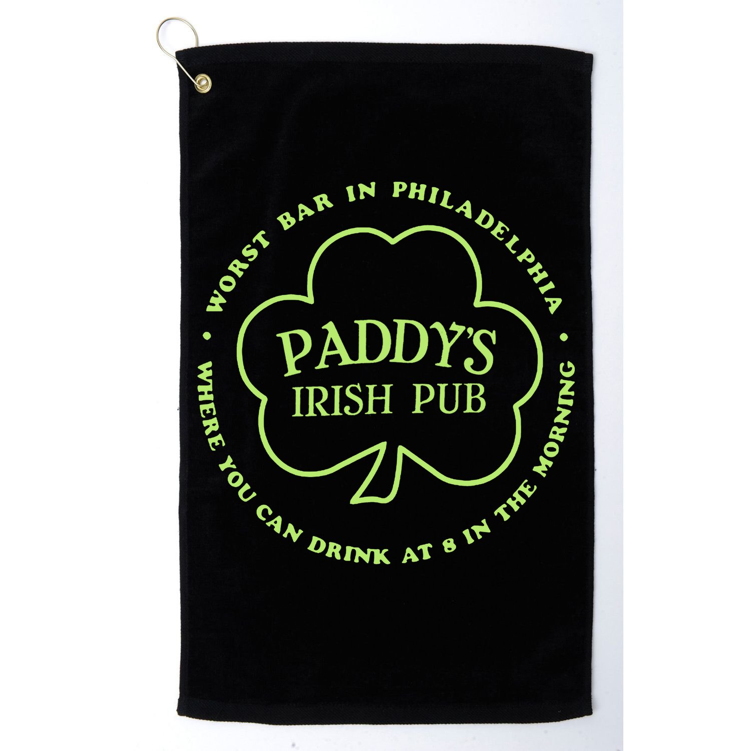 Paddy's Irish Bub Funny St Patricks Day Drinking Golf Towel