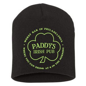 Paddy's Irish Bub Funny St Patricks Day Drinking Short Acrylic Beanie